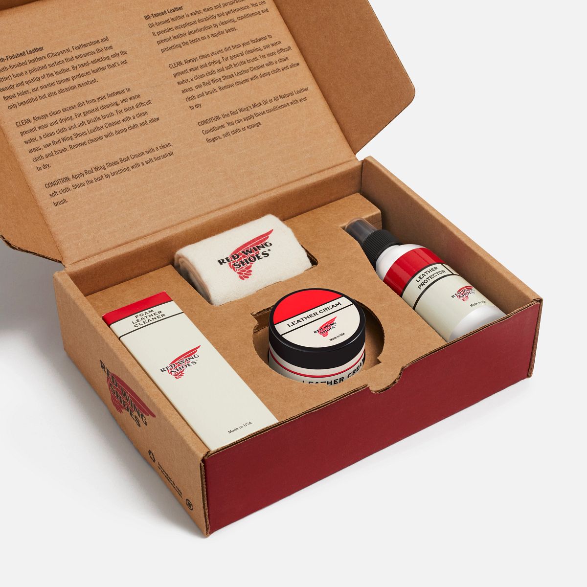 Kit de Cuidado para Cuero con Acabado Suave